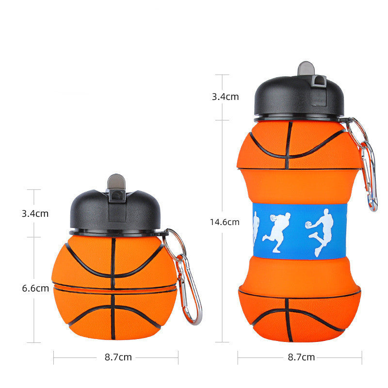 Creative Outdoor Sports Sports folding water bottle
Silicone Folding Cup