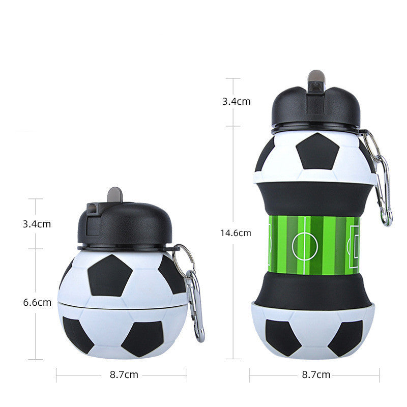 Creative Outdoor Sports Sports folding water bottle
Silicone Folding Cup